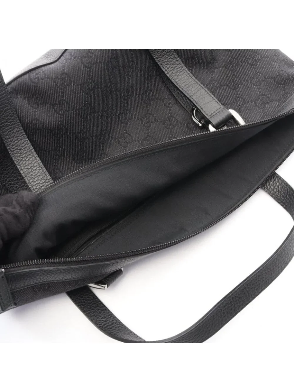 Gucci Tote Abbey GG Canvas Black